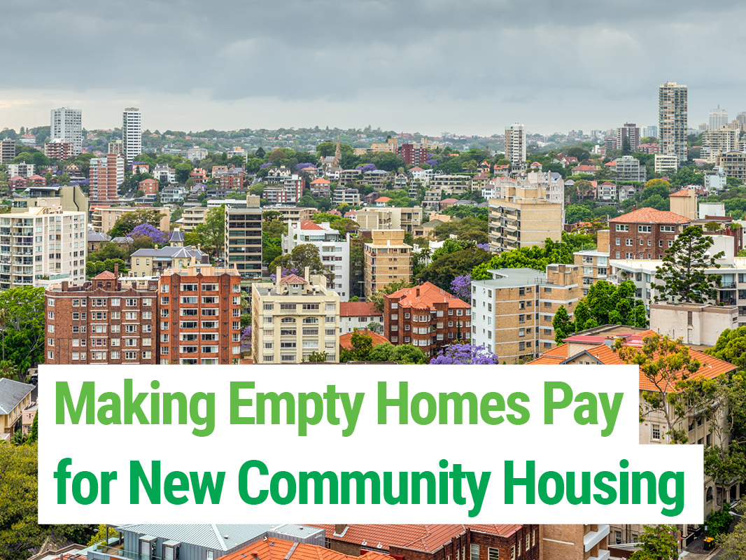 Making Empty Homes Pay for New Community Housing