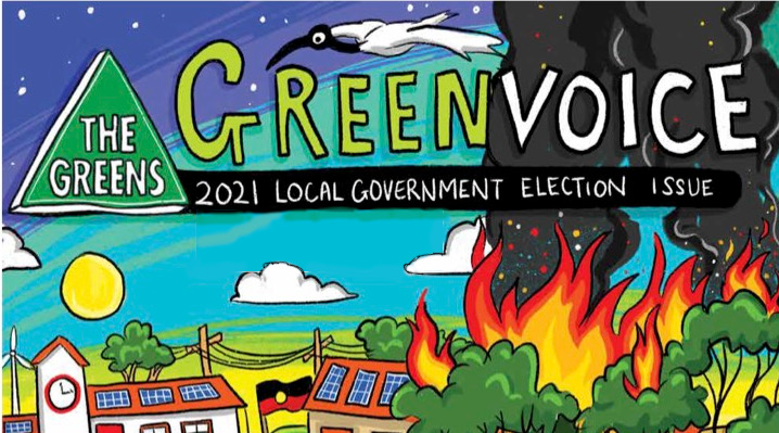 Green Voice banner