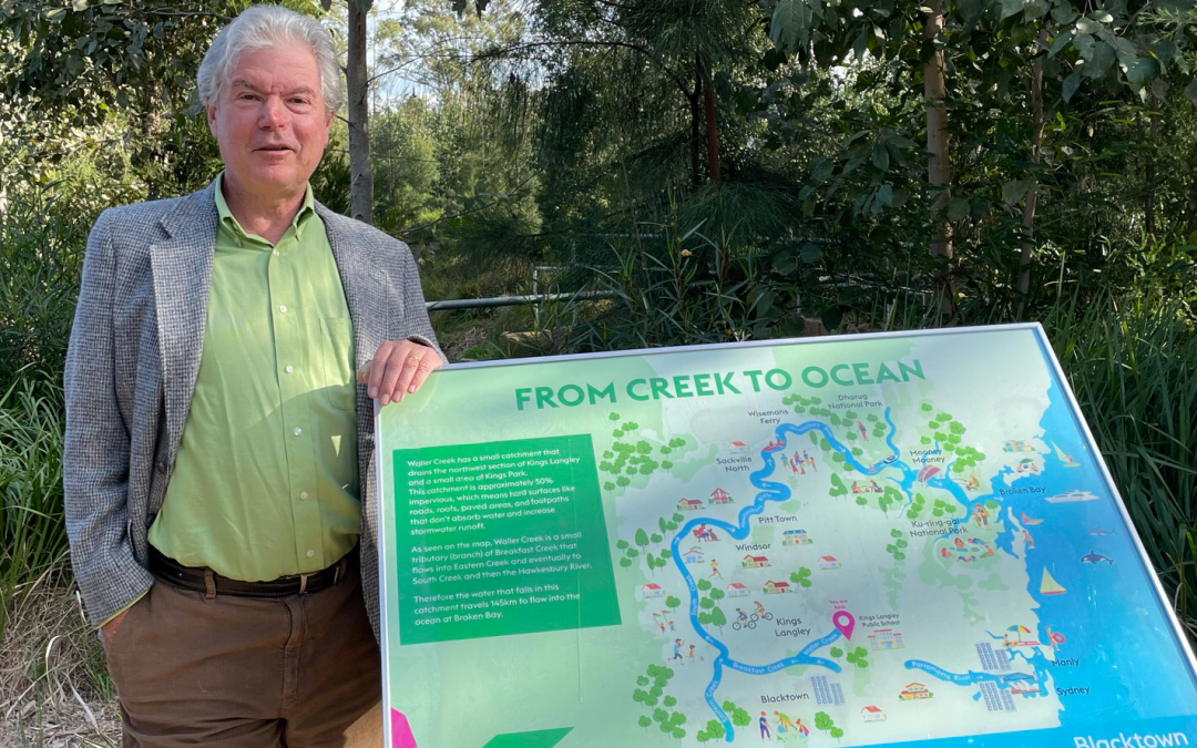 Len Hobbs for healthy creeks and waterways